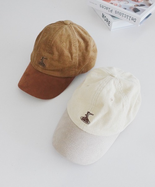 moi tytto（モイテュット）の「ワンポイント刺繍キャップ（キャップ・レディース・ブラウン/ナチュラル・FREE）」の22枚目の写真