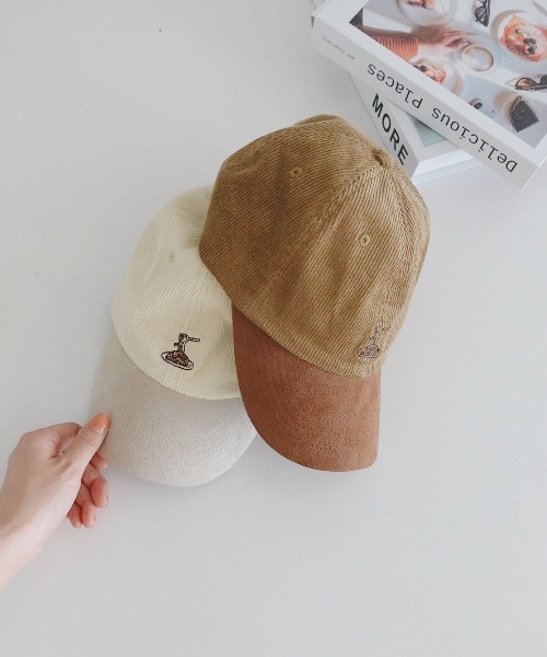 moi tytto（モイテュット）の「ワンポイント刺繍キャップ（キャップ・レディース・ブラウン/ナチュラル・FREE）」の17枚目の写真