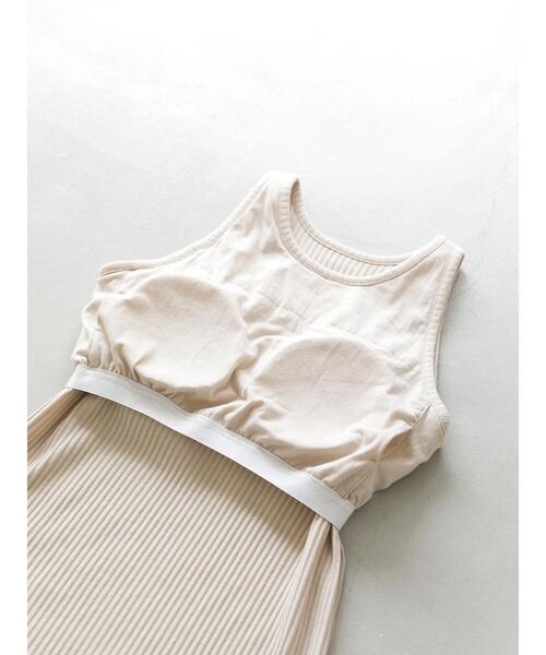 koe（コエ）の「カップ付きタンクトップ*（タンクトップ・レディース・アイボリー/ブラック/ベージュ・M/L）」の22枚目の写真