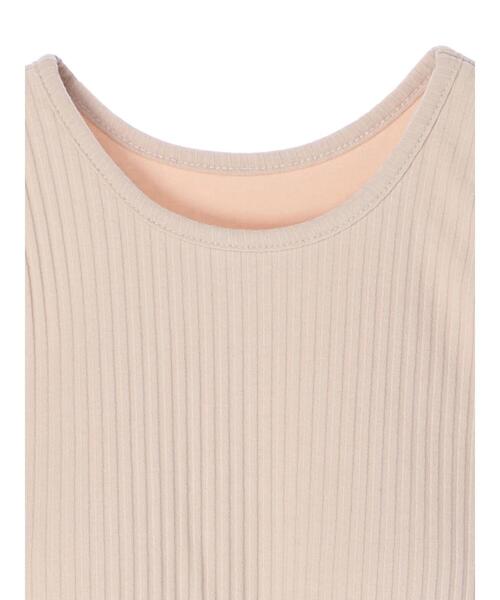 koe（コエ）の「カップ付きタンクトップ*（タンクトップ・レディース・アイボリー/ブラック/ベージュ・M/L）」の18枚目の写真