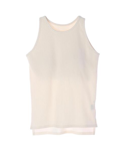 koe（コエ）の「カップ付きタンクトップ*（タンクトップ・レディース・アイボリー/ブラック/ベージュ・M/L）」の15枚目の写真