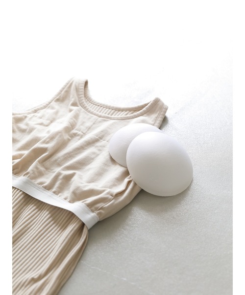 koe（コエ）の「カップ付きタンクトップ*（タンクトップ・レディース・アイボリー/ブラック/ベージュ・M/L）」の12枚目の写真
