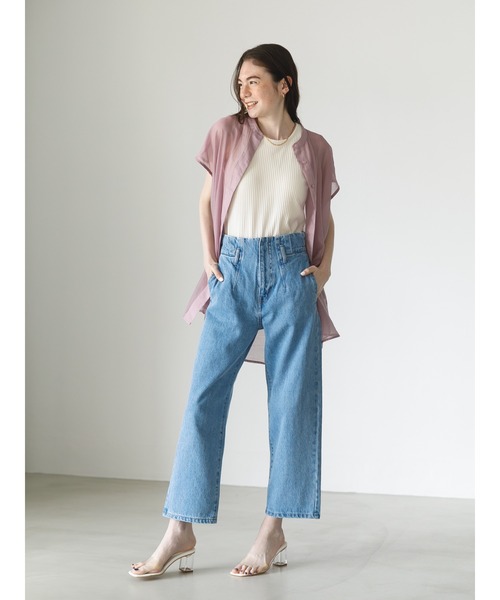 koe（コエ）の「カップ付きタンクトップ*（タンクトップ・レディース・アイボリー/ブラック/ベージュ・M/L）」の4枚目の写真