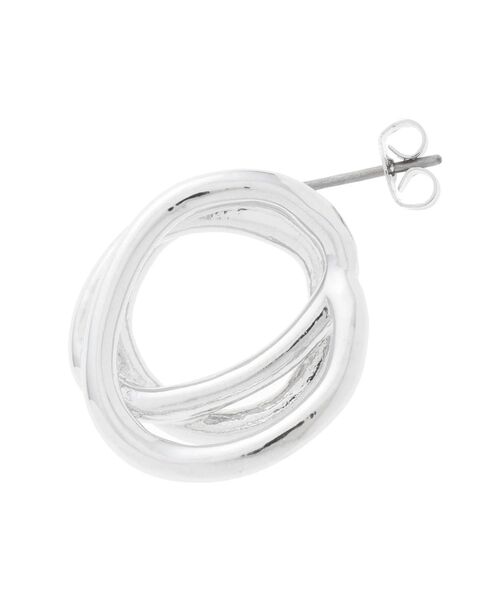 MURUA(ムルーア)の「ランダムリングピアス(ピアス(両耳用)・レディース・シルバー/ゴールド・FREE)」の5枚目の写真