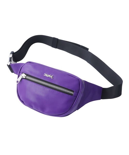 X-girl(エックスガール)の「FAUX LEATHER WAIST BAG(ボディバッグ/ウエストポーチ・レディース・ブラック/ベージュ/パープル・ONE SIZE)」の20枚目の写真