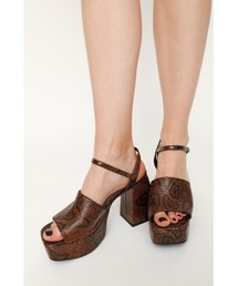 COVERD PYTHON CHANKSOLE SANDAL チャンキーソール サンダル