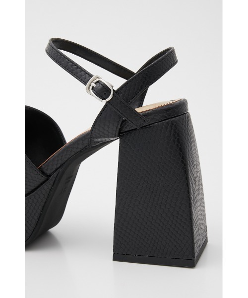 SLY（スライ）の「COVERD PYTHON CHANKSOLE SANDAL チャンキーソール サンダル（サンダル・レディース・ブラック/ブラウン・LARGE/SMALL/MEDIUM）」の15枚目の写真