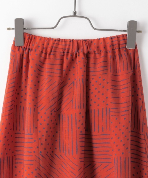 LOWRYS FARM（ローリーズファーム）の「アッシュコラボティアードスカート　959037（スカート・レディース・グリーン/レッド・FREE）」の7枚目の写真