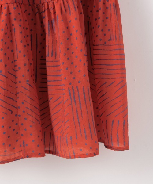 LOWRYS FARM（ローリーズファーム）の「アッシュコラボティアードスカート　959037（スカート・レディース・グリーン/レッド・FREE）」の6枚目の写真