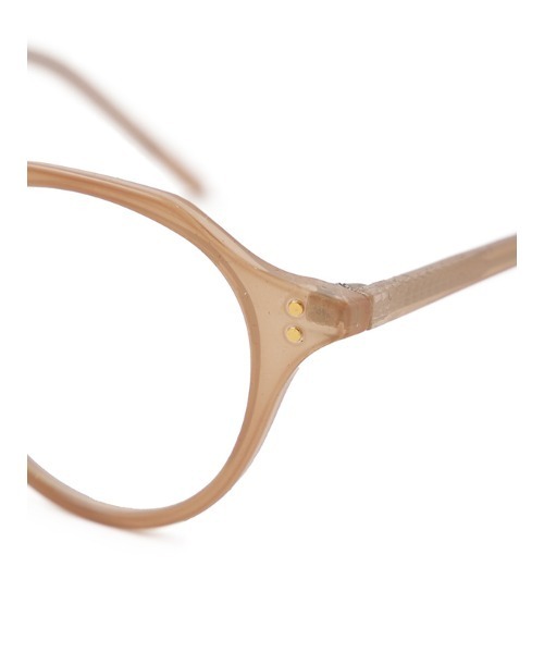 ACYM（アシーム）の「Clear temple glasses（サングラス・レディース・クリア/モカ・FREE）」の3枚目の写真