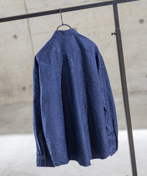 Naive magic（ナイーブマジック）の「【a】ジャガード タマスク柄ルーズシャツ（シャツ/ブラウス・メンズ・ブラック/ネイビー/グリーン・MEDIUM/LARGE）」の22枚目の写真