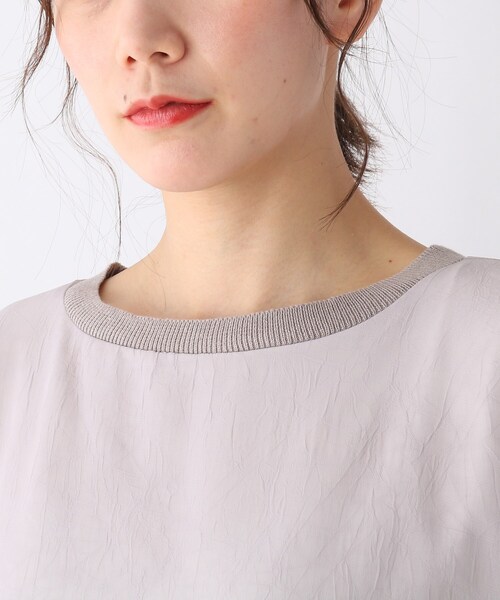 SHOO・LA・RUE(シューラルー)の「◆レイヤード風ブラウス(Tシャツ/カットソー・レディース・ライトグレー/ライトブルー/ブラック/ライトオレンジ系・00)」の14枚目の写真