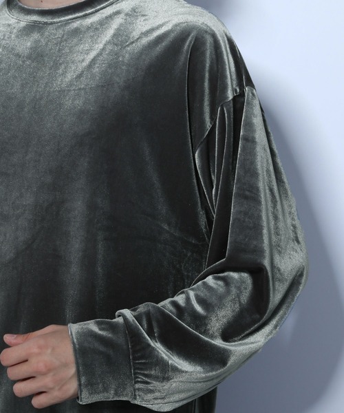 コムコム　ベルベット　カットソー HARE（ハレ）の「ベルベットカットソー(HARE)（Tシャツ