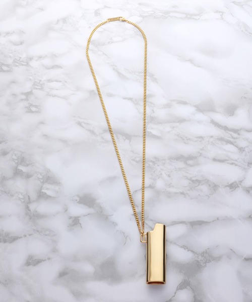 AMBUSH（アンブッシュ）の「AMBUSH LOGO LIGHTER CASE NECKLACE 12112601（ネックレス・レディース・ゴールド/シルバー・ONE SIZE）」の5枚目の写真