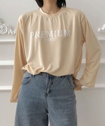 スリット入り長袖Tシャツ
