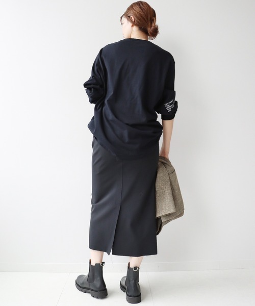 plage（プラージュ）の「【JANE SMITH/ジェーンスミス】SP ART PRINT L/SL Tシャツ◆（Tシャツ/カットソー・レディース・ブラック・FREE）」の10枚目の写真