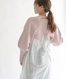 KBF | ボリュームスリーブショートカーディガン(カーディガン/ボレロ)