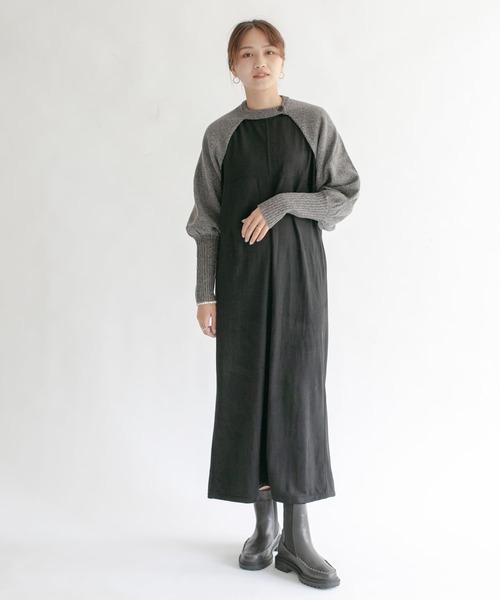 KBF（ケイビーエフ）の「ボリュームスリーブショートカーディガン（カーディガン/ボレロ・レディース・ピンク/グリーン/ブラウン・ONE）」の8枚目の写真