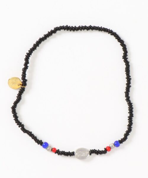 amp japan(アンプジャパン)の「「amp japan/アンプジャパン」 メダイユミラキュルーズアンクレット ▲(アンクレット・メンズ・ブラック/レッド/ブルー・FREE)」の1枚目の写真