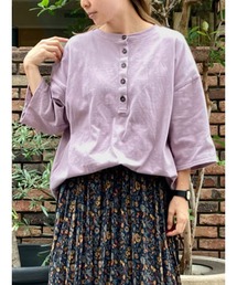 Lugnoncure | 前後着ヘンリープルオーバー(Tシャツ/カットソー)