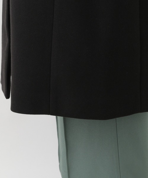 LEPSIM（レプシィム）の「ノーカラロングコート　950919（ノーカラーコート・レディース・ブラウン/ブラック/グリーン・FREE）」の19枚目の写真