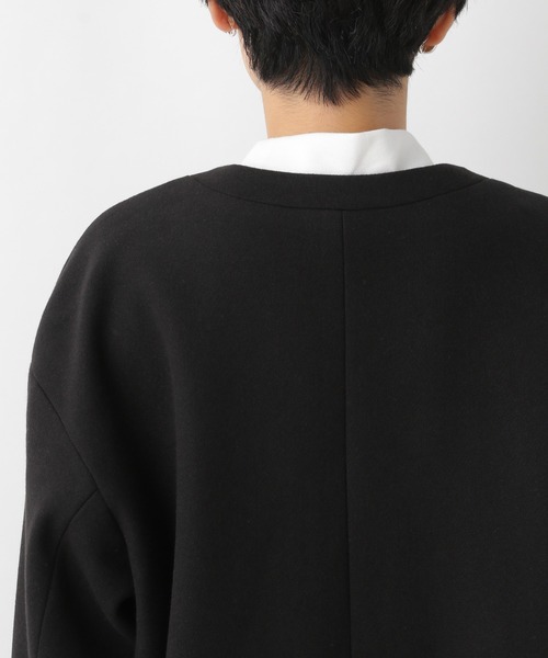 LEPSIM（レプシィム）の「ノーカラロングコート　950919（ノーカラーコート・レディース・ブラウン/ブラック/グリーン・FREE）」の22枚目の写真