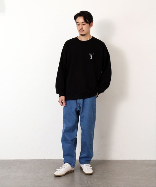 JOURNAL STANDARD（ジャーナルスタンダード）の「【WEB限定】HOLIDAY EMB ビッグシルエット スウェット [ユニセックス対応]（スウェット・メンズ・アイボリー/ブラック系その他/グレー系その他/コバルトブルー・MEDIUM/LARGE/X-LARGE）」の14枚目の写真