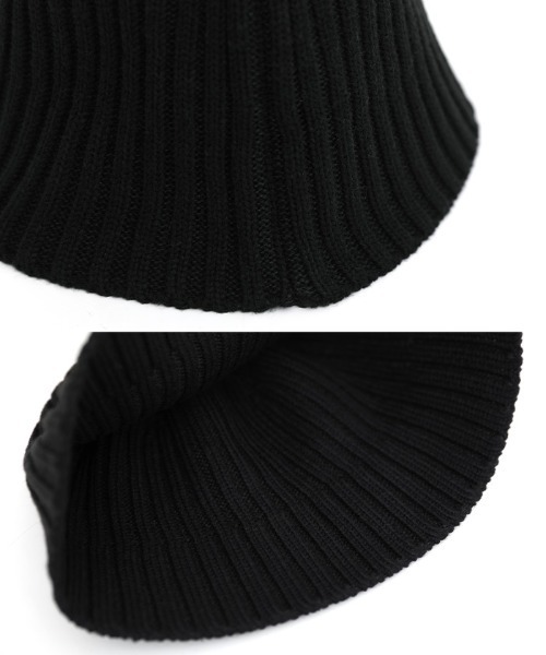 select MOCA（セレクトモカ）の「リブニットバケットハット（ハット・レディース・ブラック/ブラウン/ライトベージュ・FREE）」の16枚目の写真