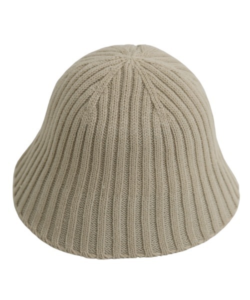 select MOCA（セレクトモカ）の「リブニットバケットハット（ハット・レディース・ブラック/ブラウン/ライトベージュ・FREE）」の13枚目の写真