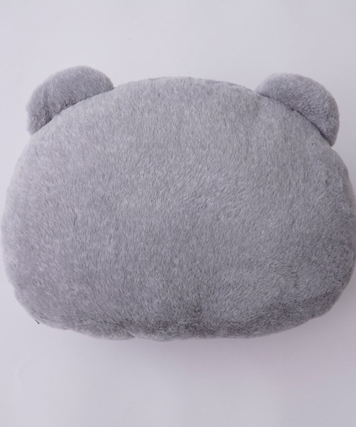 BIRTHDAY BAR（バースデイバー）の「くまかお  クッション（クッション/クッションカバー・レディース・ブラウン/グレー/モカ/アイボリー・フリー）」の18枚目の写真