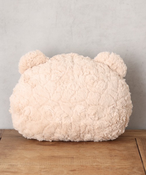 BIRTHDAY BAR（バースデイバー）の「くまかお  クッション（クッション/クッションカバー・レディース・ブラウン/グレー/モカ/アイボリー・フリー）」の14枚目の写真