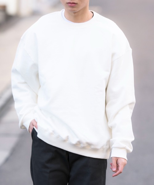 FRUIT OF THE LOOM（フルーツオブザルーム）の「【FRUIT OF THE LOOM】FTL ヘビーオンススウェット 14860600（スウェット・メンズ・ブラック/ホワイト/グレー・X-LARGE/XXX-LARGE/MEDIUM/LARGE）」の5枚目の写真