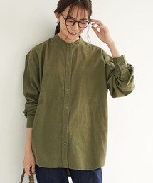 CRAFT STANDARD BOUTIQUE | コールテンバンドカラーシャツ　＊◇(シャツ/ブラウス)