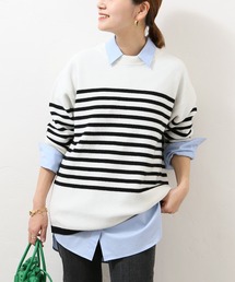 JOURNAL STANDARD | クルーネックボーダーニットプルオーバー◆(ニット/セーター)