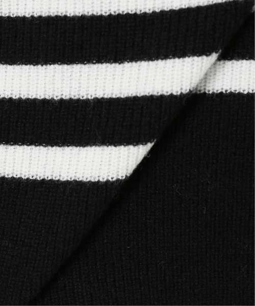 JOURNAL STANDARD（ジャーナルスタンダード）の「クルーネックボーダーニットプルオーバー◆（ニット/セーター・レディース・ブラック/ホワイト・FREE）」の20枚目の写真