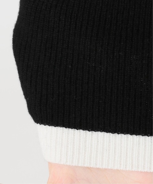 JOURNAL STANDARD（ジャーナルスタンダード）の「クルーネックボーダーニットプルオーバー◆（ニット/セーター・レディース・ブラック/ホワイト・FREE）」の21枚目の写真