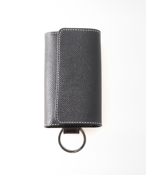 小物 Whitehouse Cox KEY CASE WITH RING White House Cox】KEYCASE with RING / LONDONCALF × BRIDLE キー