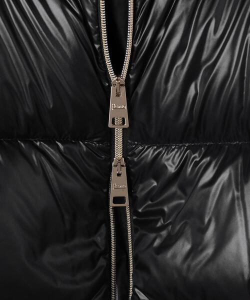 HERNO(ヘルノ)の「<HERNO(ヘルノ)>フーデッド ショート ダウンジャケット ■■■(ダウンジャケット/コート・レディース・ブラック/ライトグレー・38/42/40)」の8枚目の写真