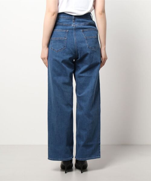 TITE IN THE STORE（ティテ　インザ　ストア）の「スーパーストレッチセミワイドデニムパンツ（デニムパンツ・レディース・ブルー/ワンウォッシュ・36/38）」の3枚目の写真