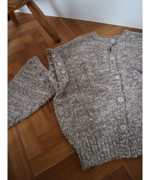 TRUNC（トランクエイティーエイト）の「Multi Way Design Knit TOPS（ニット/セーター・レディース・ブラウン/アイボリー・FREE）」の7枚目の写真