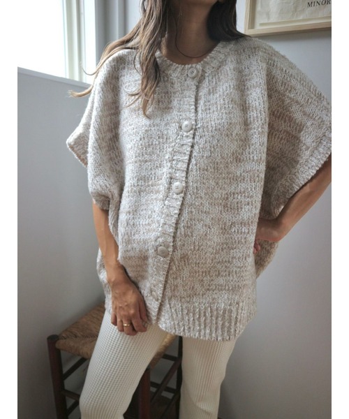 TRUNC（トランクエイティーエイト）の「Multi Way Design Knit TOPS（ニット/セーター・レディース・ブラウン/アイボリー・FREE）」の10枚目の写真