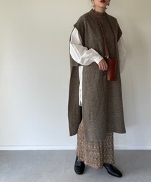 ミックスヤーンハイネックベスト