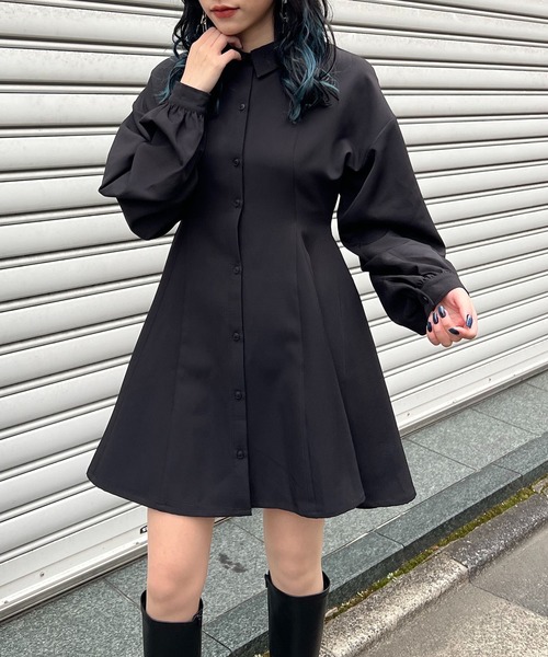 RASVOA(ラスボア)の「マルチ切替くびれワンピース(ワンピース・レディース・ブラック・FREE)」の1枚目の写真