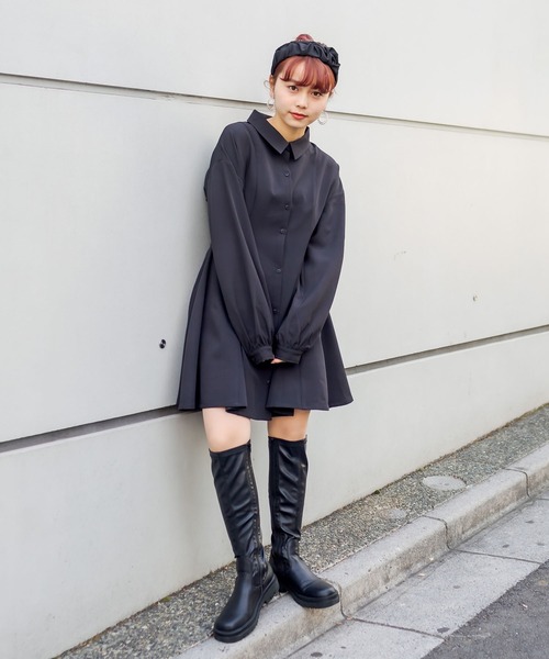 RASVOA(ラスボア)の「マルチ切替くびれワンピース(ワンピース・レディース・ブラック・FREE)」の3枚目の写真