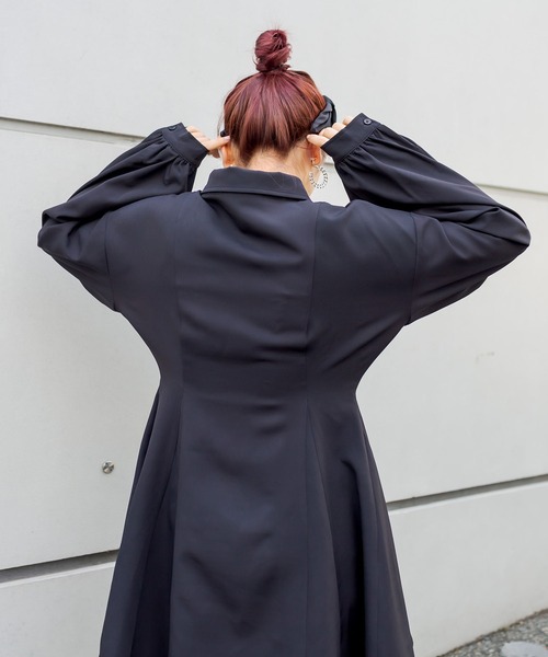 RASVOA(ラスボア)の「マルチ切替くびれワンピース(ワンピース・レディース・ブラック・FREE)」の9枚目の写真