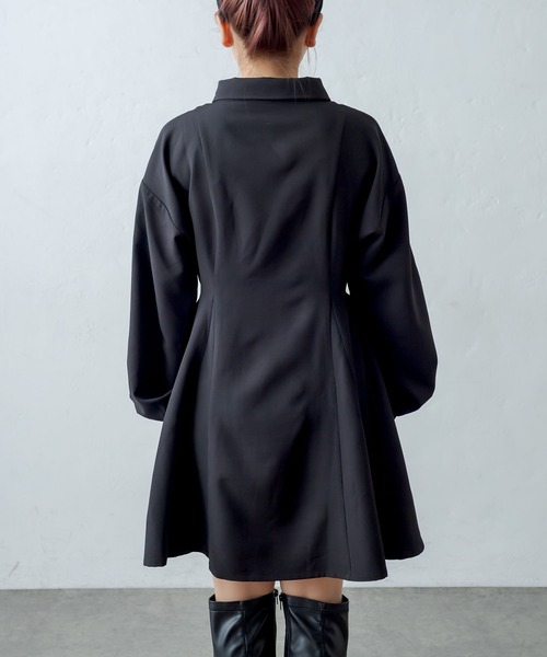 RASVOA(ラスボア)の「マルチ切替くびれワンピース(ワンピース・レディース・ブラック・FREE)」の12枚目の写真