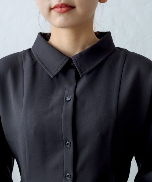 RASVOA(ラスボア)の「マルチ切替くびれワンピース(ワンピース・レディース・ブラック・FREE)」の13枚目の写真