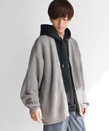 MinoriTY | ニット ルーズカーディガンふんわりチャンキー Vカーデ セーター(カーディガン/ボレロ)