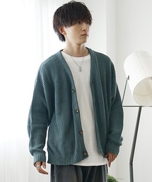 Knit250 Vネック　バットウィング　ルーズフィット　セーター　売れ筋商品|||ニット モールニットバーズアイクルーネック｜メンズファッション通販