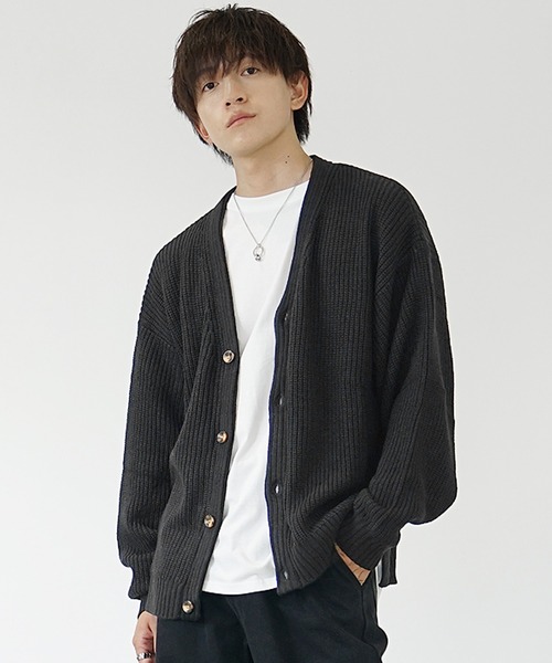 MinoriTY】ふんわりオーバーサイズニットカーディガン カラー